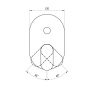 Bateria wannowo-prysznicowa podtynkowa chrom X070454 Ravak Chrome II zdj.3