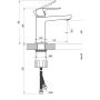 Bateria umywalkowa stojąca chrom X070470 Ravak Life zdj.2