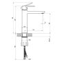Bateria umywalkowa stojąca chrom X070483 Ravak Solar zdj.2
