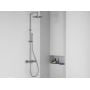 Zestaw prysznicowy ścienny termostatyczny z deszczownicą chrom X070494 Ravak Espirit zdj.5