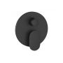 Bateria wannowo-prysznicowa podtynkowa czarna X070552 Ravak Spring zdj.1