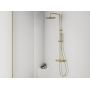 Zestaw prysznicowy ścienny termostatyczny z deszczownicą złoty X070614 Ravak Espirit zdj.5