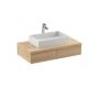 Szafka 120x55x22 cm podumywalkowa wisząca dąb X000001034 Ravak Formy zdj.3