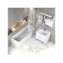 Szafka 60x14x76 cm z lustrem biała X000001469 Ravak Classic II zdj.6