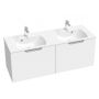 Szafka 130x45x47 cm podumywalkowa wisząca biała-szara X000001483 Ravak Classic II zdj.1