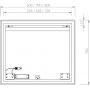 Lustro 80x70 cm prostokątne X000001564 Ravak Oblong zdj.2