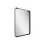 Lustro 60.6x70.6 cm prostokątne z oświetleniem czarny X000001570 Ravak Strip zdj.1