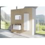 Szafka 40x25x155 cm boczna wisząca biała X000001644 Ravak Clear II zdj.4