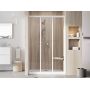 Drzwi prysznicowe 100 cm rozsuwane biały połysk/szkło przezroczyste 00VA01R2Z1 Ravak Supernova zdj.1