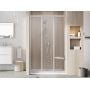 Drzwi prysznicowe 100 cm rozsuwane satyna mat/szkło ze wzorem 00VA0UR2ZG Ravak Supernova zdj.1