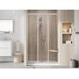 Drzwi prysznicowe 110 cm rozsuwane satyna mat/szkło przezroczyste 00VD0UR2Z1 Ravak Supernova zdj.1