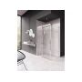 Kabina prysznicowa 100x100 cm kwadratowa aluminium połysk/szkło przezroczyste 0WLAAC00Z1 Ravak Matrix zdj.5