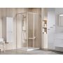 Drzwi prysznicowe 75 cm rozsuwane satyna mat/szkło przezroczyste 14V30UO2Z1 Ravak Supernova zdj.5
