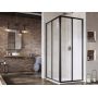 Drzwi prysznicowe 100 cm rozsuwane czarny mat/szkło przezroczyste 14VA03O2Z1 Ravak Supernova zdj.6