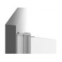 Drzwi prysznicowe 90 cm uchylne aluminium połysk/szkło przezroczyste 1QV70C01Z1 Ravak Chrome zdj.10