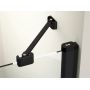 Drzwi prysznicowe 110 cm uchylne czarny mat/szkło przezroczyste 1QVD0300Z1 Ravak Chrome zdj.6