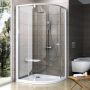 Kabina prysznicowa półokrągła 80x80 cm 37644101Z1 Ravak Pivot zdj.6