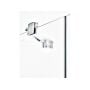 Kabina prysznicowa 90x90 cm półokrągła chrom połysk/szkło przezroczyste 3S277A00Y1 Ravak SmartLine zdj.6