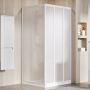 Drzwi prysznicowe 80 cm rozsuwane biały połysk/tworzywo polistyren 00V401R211 Ravak Supernova zdj.10