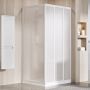 Drzwi prysznicowe 90 cm rozsuwane biały połysk/tworzywo polistyren 00V701R211 Ravak Supernova zdj.11