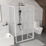 Ścianka prysznicowa 80 cm biały połysk/szkło przezroczyste 940401R2Z1 Ravak Supernova zdj.8
