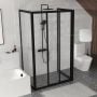 Ścianka prysznicowa 90 cm czarny mat/ 940703R2ZG Ravak Supernova zdj.8