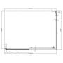 Ścianka prysznicowa 90 cm aluminium połysk/szkło przezroczyste 9BM70C00Z1 Ravak Blix II zdj.2