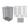 Ścianka prysznicowa 90 cm aluminium połysk/szkło przezroczyste 9BM70C00Z1 Ravak Blix II zdj.3