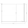 Komplet ścianek 120 cm biały mat/szkło przezroczyste GW1CG4E0SZ1 Ravak Walk-In Corner zdj.3