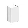 Komplet ścianek 120 cm czarny mat/szkło przezroczyste GW1CG730SZ1 Ravak Walk-In Corner zdj.1