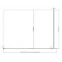 Ścianka prysznicowa walk-in 70 cm aluminium połysk/szkło przezroczyste GW9W10C0SZ1 Ravak Walk-In Wall zdj.3