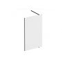 Ścianka prysznicowa walk-in 120 cm czarny mat/szkło przezroczyste GW9WG030SZ1 Ravak Walk-In Wall zdj.1