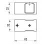 Element łączący GWD01000C001 Ravak Walk-In Wall zdj.2