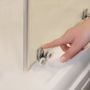 Drzwi prysznicowe 110 cm rozsuwane do ścianki bocznej X0PMD0300Z1 Ravak Blix Slim zdj.4