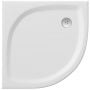 Brodzik półokrągły 80x80 cm biały XA234411010 Ravak Galaxy Pro Flat zdj.1