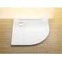 Brodzik półokrągły 80x80 cm biały XA244401010 Ravak Elipso Pro zdj.4