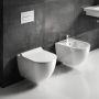 Miska WC wisząca z kołnierzem biały X01516 Ravak Chrome zdj.8