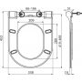 Deska sedesowa wolnoopadająca biała X01550 Ravak Chrome zdj.2