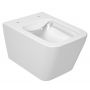 Miska WC z deską wolnoopadającą wisząca bez kołnierza biały połysk X01984 Ravak Natural zdj.6