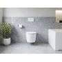 Miska WC z deską wolnoopadającą wisząca bez kołnierza biały połysk X01985 Ravak Flow zdj.9
