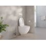 Miska WC z deską wolnoopadającą wisząca bez kołnierza ze spłukiwaniem wirowym biały połysk X03121 Ravak Chrome zdj.6