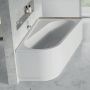 Wanna narożna 160x105 cm prawa biała CA61000000 Ravak Chrome zdj.8