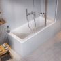 Wanna prostokątna 160x70 cm biała XC00100110 Ravak Natural zdj.5