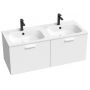 Umywalka 120x49 cm prostokątna meblowa biała XJG01112001 Ravak Chrome zdj.5