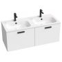 Umywalka 120x49 cm prostokątna meblowa biała XJG01112001 Ravak Chrome zdj.6
