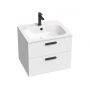 Umywalka 60x49 cm prostokątna meblowa biała XJG01160001 Ravak Chrome zdj.6