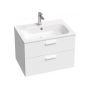 Umywalka 70x49 cm prostokątna meblowa biała XJG01170001 Ravak Chrome zdj.7