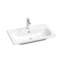 Umywalka 80x49 cm prostokątna meblowa biała XJG01180001 Ravak Chrome zdj.1
