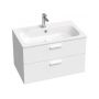 Umywalka 80x49 cm prostokątna meblowa biała XJG01180001 Ravak Chrome zdj.5