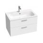 Umywalka 80x49 cm prostokątna meblowa biała XJG01180001 Ravak Chrome zdj.6